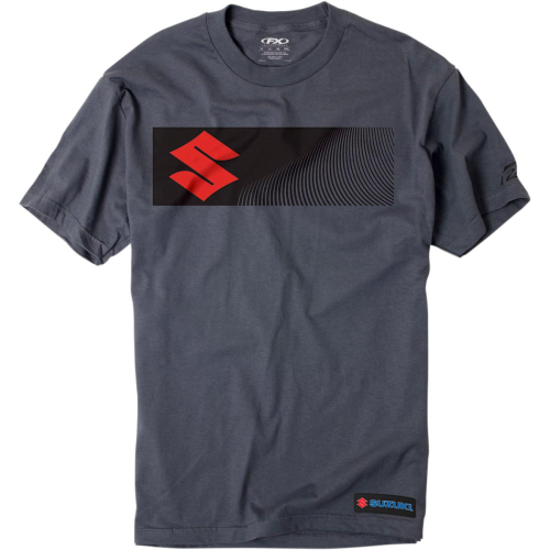 Factory Effex - Factory Effex Suzuki S-Bar T-Shirt - 16-88422 - Charcoal - Large