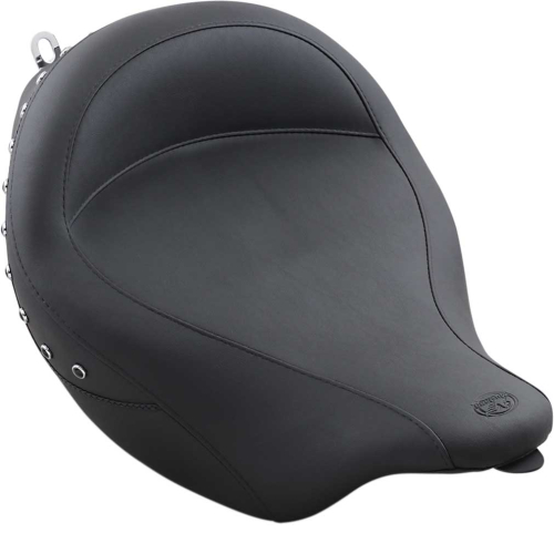 Mustang - Mustang Super Wide Studded Solo Seat - Black Studs - 76069