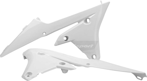 Polisport - Polisport Radiator Shroud - White - 8417200002