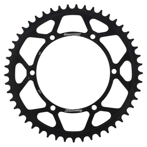 Supersprox - Supersprox Steel Rear Sprocket - 49T - RFE-460-49-BLK