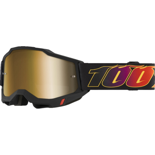 100% - 100% Accuri 2 Diablo Goggles - 50014-00026 - Diablo/Black/Orange/Red/Gold Lens - OSFM