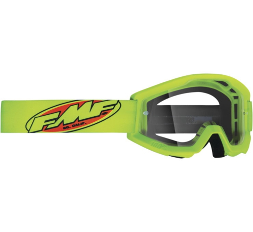 FMF Racing - FMF Racing PowerCore Core Youth Goggles - F-50054-00003 - Yellow / Clear Lens - OSFM