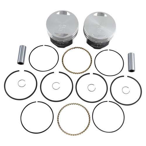 Wiseco - Wiseco K Piston Kit (80ci, Flat Top) - Standard Bore 3.498in., 8.5:1 Compression - K1640