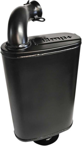BikeMan Performance - BikeMan Performance Full Velocity Muffler - Black - 02-327-SB