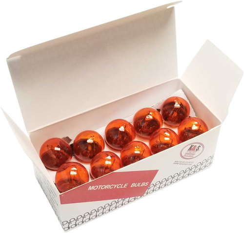 K&S Technologies - K&S Technologies Replacement bulbs for K&S Lights - Amber - 10-pack - 25-8047AP