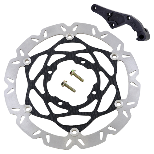 EBC - EBC Supermoto Carbon Fiber Look Contour Brake Rotor Kit - SMX6213