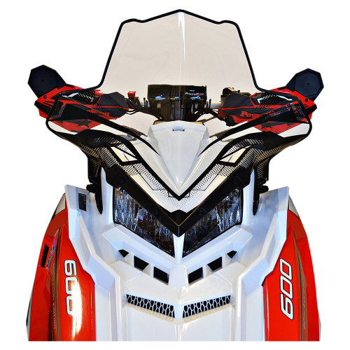 Powermadd - Powermadd Cobra Windshield - 18.5in. - Clear w/ Graphics - 11630