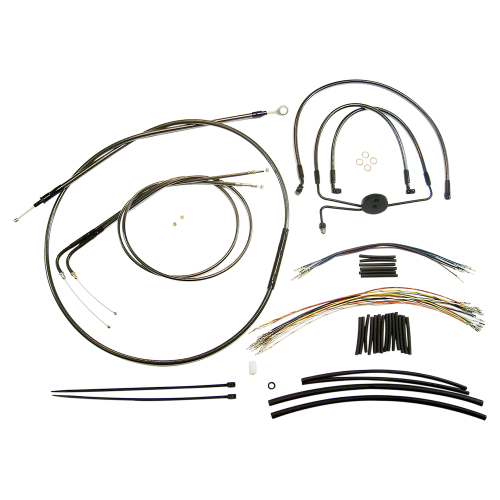 Magnum - Magnum Black Pearl Handlebar Installation Kit for 15-17in. Ape - 487192