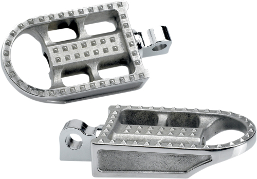 Biltwell Inc. - Biltwell Inc. Mushman Footpegs - Raw Polished - FP-MSH-SS-PS