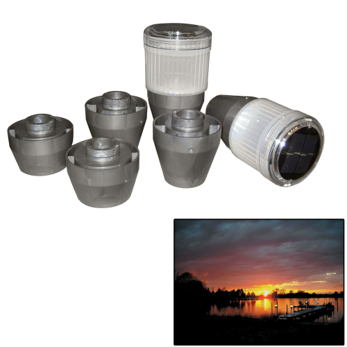 Dock Edge - Dock Edge Postlite Solar LED Post Light 2pk