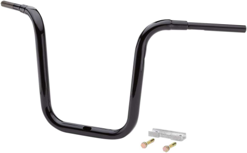 LA Choppers - LA Choppers 1-1/2in. Traditional Ape Hanger Handlebar - Black - LA-7314-16B