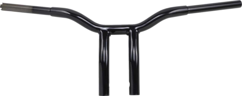 LA Choppers - LA Choppers 1-1/4in. Pullback Risers for Welded Kage Fighter T-Bars - Gloss Black - LA-7338-10B