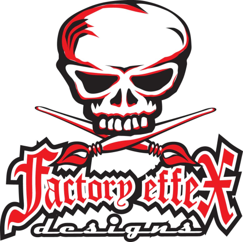 Factory Effex - Factory Effex Logo 5 Pack Stickers - FX Skull - 04-2654