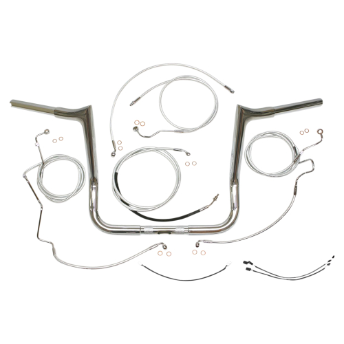 Magnum - Magnum 1-1/4in. Viking Bagger Handlebar Kit - 12in. - Chrome - 38869-412