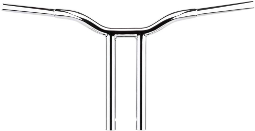 LA Choppers - LA Choppers 1-1/4in. Straight Risers for Welded Kage Fighter T-Bars - Chrome - LA-7337-10