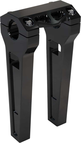 LA Choppers - LA Choppers 1.25in. Straight Riser Kit - 8in. - Black Anodized - LA-7480-08B
