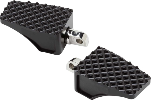 LA Choppers - LA Choppers Driver Mount County Footpegs - Black - LA-P100-01B