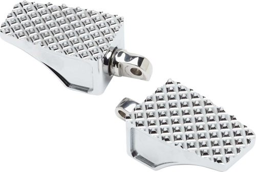 LA Choppers - LA Choppers Driver Mount County Footpegs - Chrome - LA-P100-01C