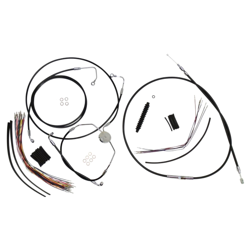Magnum - Magnum Black Vinyl XR Handlebar Installation Kit for 12-14in. Ape - 489321