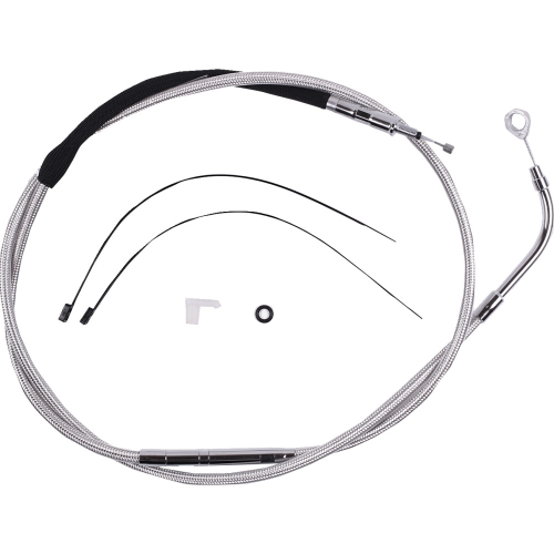 Magnum - Magnum Alternative Full Length High Efficiency Clutch Cable - Polished Stainless - 67-3/4in. - 52362HE