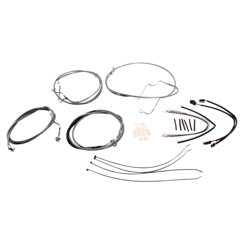 Magnum - Magnum Stainless Steel XR Handlebar Installation Kit for 15-17in. Ape - 589552