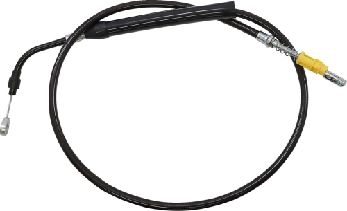 LA Choppers - LA Choppers Midnight Braided Clutch Cable - Stock Ape Hangers - LA-8058C08M