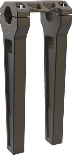 LA Choppers - LA Choppers 1.25in. Straight Riser Kit - 10in. - Bronze - LA-7480-10Z