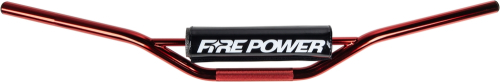 Fire Power - Fire Power Carbon Steel Anodized Handlebar - Red - 063201141