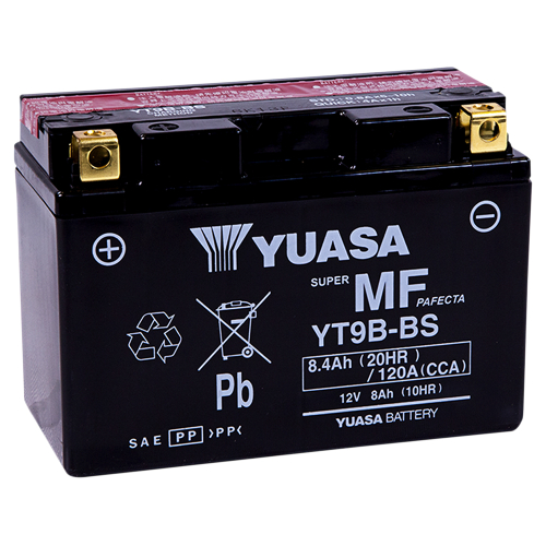 Yuasa - Yuasa Maintenance Free Battery - YT9B-BS - YUAM629B4