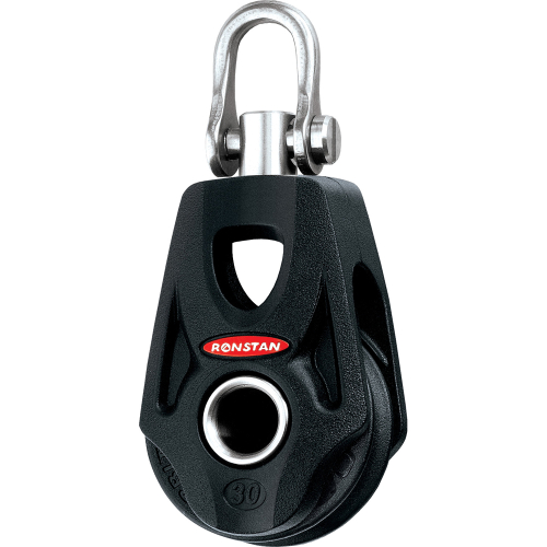 Ronstan - Ronstan Series 30 Ball Bearing Orbit Block - Single - Becket - Swivel Shackle Head