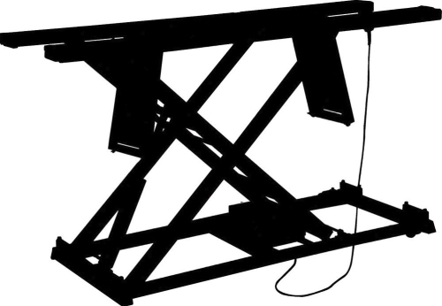 K&L Supply - K&L Supply MC655R 2000lb. Hydraulic Lift - Black - 35-6629