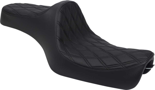 Drag Specialties - Drag Specialties Predator III Seat -Double Diamond - Black thread - 0804-0729