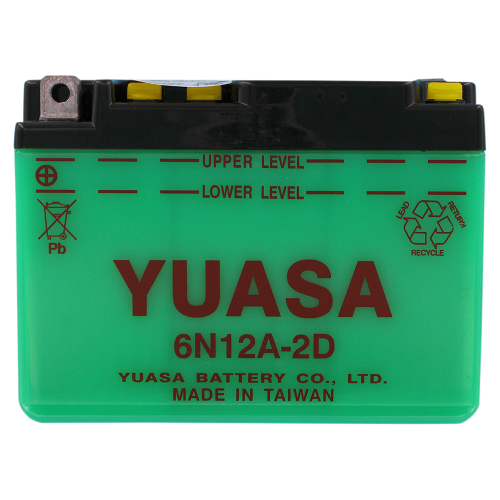 Yuasa - Yuasa Conventional 6V Battery - 6N12A-2D - YUAM2612D