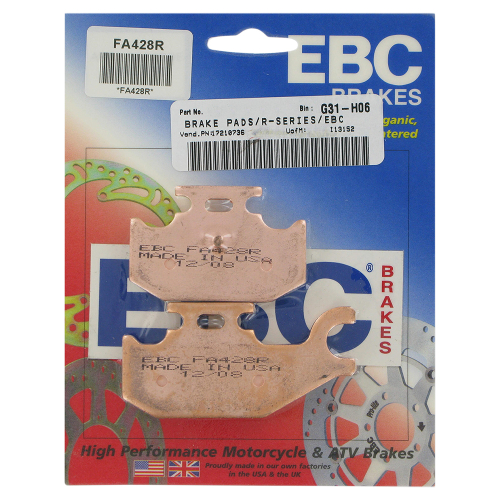 EBC - EBC R Series Long Life Sintered Brake Pads - FA428R