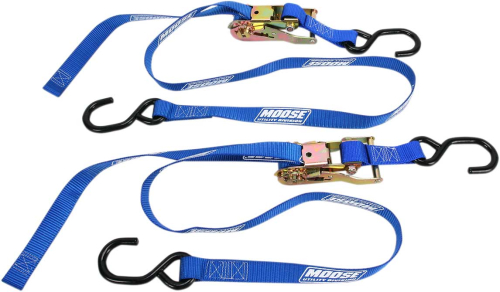 Moose Utility - Moose Utility Heavy-Duty Ratchet Tie-Down - 1in. - Blue - 3920-0299