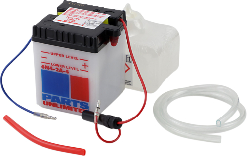 Parts Unlimited - Parts Unlimited 6V Conventional Battery Kit - 6N4-2A-4-FP