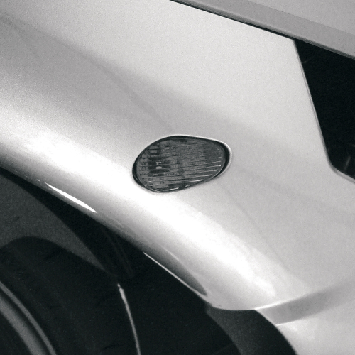 Hotbodies Racing - Hotbodies Racing Flush Mount Front Turn Signals - Smoke - Y04R1-SIG-SMK