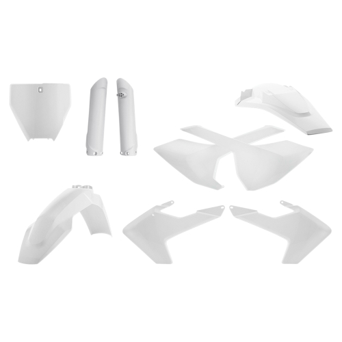 Acerbis - Acerbis Full Plastic Kit - 16 White - 2462600002