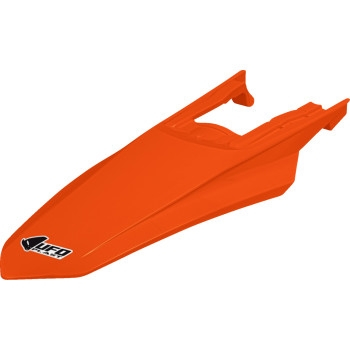 UFO Plastics - UFO Plastics Replacement Plastic for KTM - Rear Fender - Orange - KT05010-127