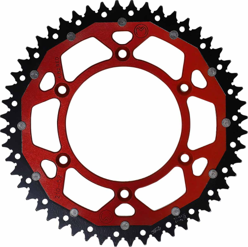 Moose Racing - Moose Racing Dual Rear Sprockets - Red - 52T - 1210-210-52-13X