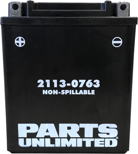 Parts Unlimited - Parts Unlimited AGM Factory Activated Maintenance-Free Battery - 2113-0763