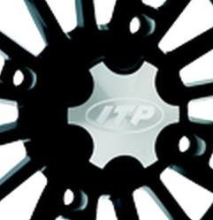 ITP - ITP SD Beadlock Center Cap - Black/Machined - C137SD