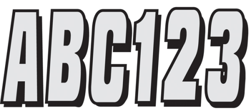 Hardline - Hardline Series 320 Registration Kit - Gradation - Silver/Black - SIBLK320