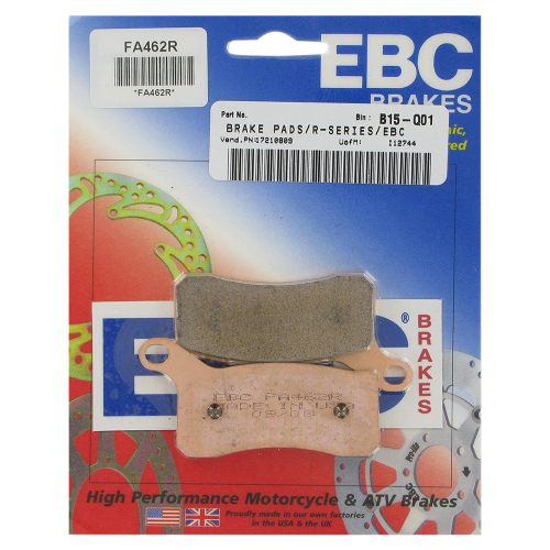 EBC - EBC R Series Long Life Sintered Brake Pads - FA462R