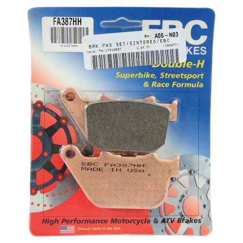 EBC - EBC Double-H Sintered Brake Pads - FA387HH