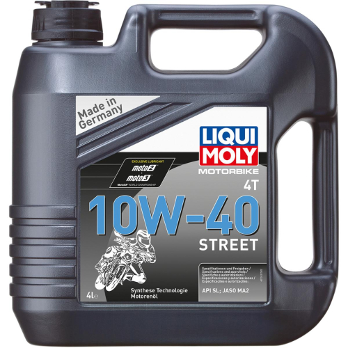 Liqui Moly - Liqui Moly 4T Synthetic Street Motor Oil - 10W-40 - 4L - 20056
