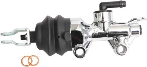 Drag Specialties - Drag Specialties Rear Master Cylinder - 3/4in. - Chrome - 1731-0566