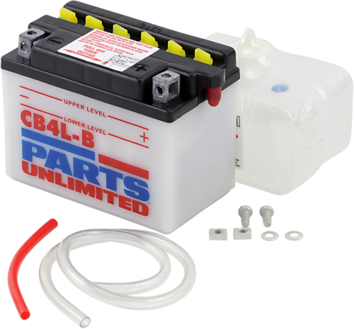 Parts Unlimited - Parts Unlimited 12V Heavy Duty Battery Kit - CB4L-B-FP