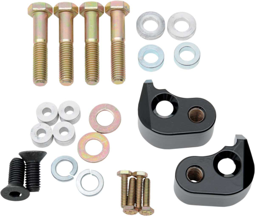 LA Choppers - LA Choppers Rear Lowering Kit - Black - LA-7590-00B
