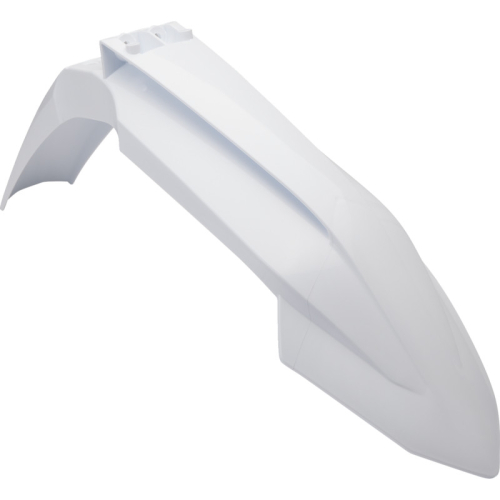 UFO Plastics - UFO Plastics Replacement Plastic for KTM - Front Fender - White - KT05009-042
